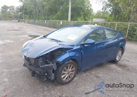 2016 Hyundai Elantra Se from USA, damaged, VIN KMHDH4AE0GU480258